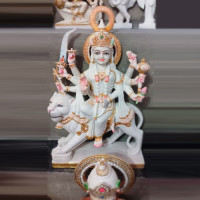 2.5 fit  White decorated Durga mata